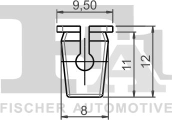 FA1 12-60003.5 - Clip, Fregio / Modanatura protettiva autozon.pro