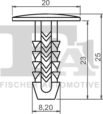 FA1 33-10016.10 - Clip, Fregio / Modanatura protettiva autozon.pro