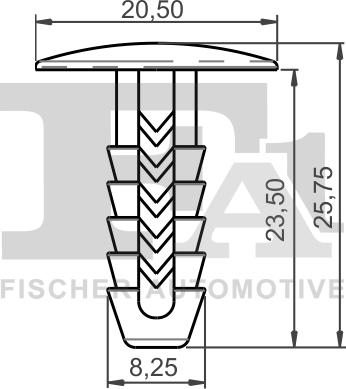 FA1 33-10020.10 - Clip, Fregio / Modanatura protettiva autozon.pro