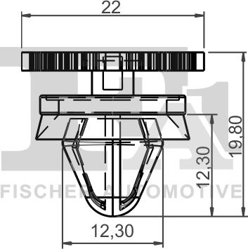 FA1 21-40015.10 - Clip, Fregio / Modanatura protettiva autozon.pro