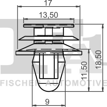 FA1 21-40016.10 - Clip, Fregio / Modanatura protettiva autozon.pro