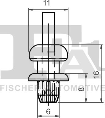 FA1 21-20013.10 - Clip, Fregio / Modanatura protettiva autozon.pro