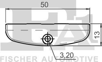 FA1 22-40038.10 - Clip, Fregio / Modanatura protettiva autozon.pro