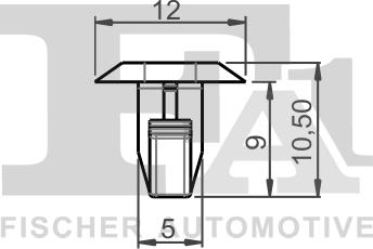 FA1 22-40032.25 - Clip, Fregio / Modanatura protettiva autozon.pro