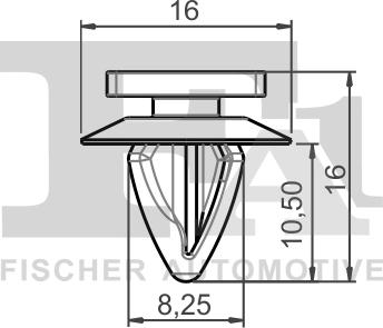 FA1 74-40032.10 - Clip, Fregio / Modanatura protettiva autozon.pro