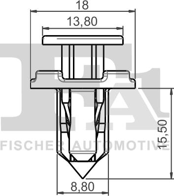 FA1 74-20003.5 - Clip, Fregio / Modanatura protettiva autozon.pro