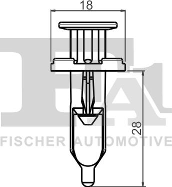 FA1 77-30009.10 - Clip, Fregio / Modanatura protettiva autozon.pro