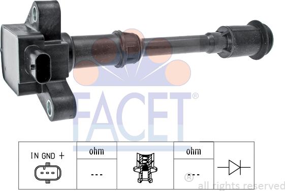 FACET 9.6461 - Bobina d'accensione autozon.pro