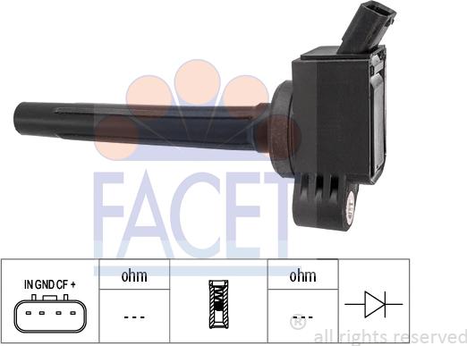 FACET 96.545 - Bobina d'accensione autozon.pro