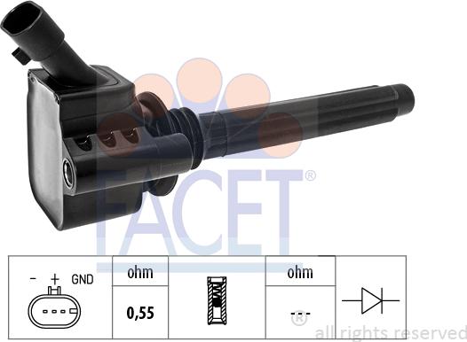 FACET 96.542 - Bobina d'accensione autozon.pro