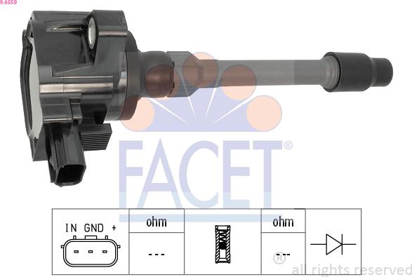 FACET 9.6559 - Bobina d'accensione autozon.pro