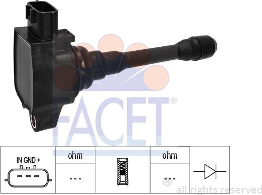 FACET 96.550 - Bobina d'accensione autozon.pro