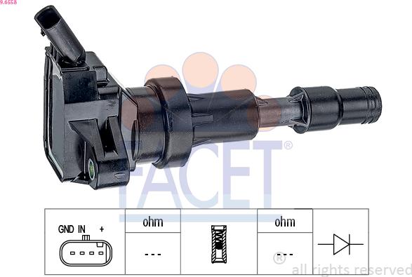 FACET 9.6558 - Bobina d'accensione autozon.pro