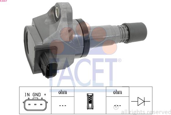 FACET 9.6557 - Bobina d'accensione autozon.pro