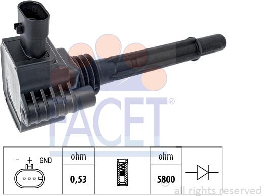 FACET 96.510 - Bobina d'accensione autozon.pro