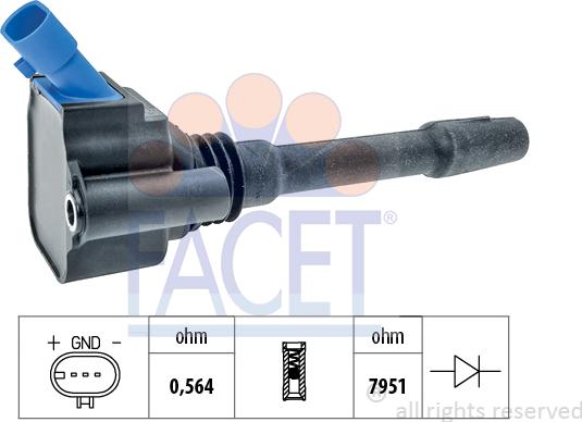 FACET 96.533 - Bobina d'accensione autozon.pro