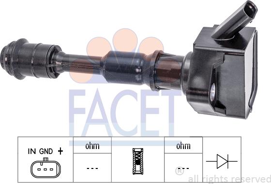 FACET 96.537 - Bobina d'accensione autozon.pro