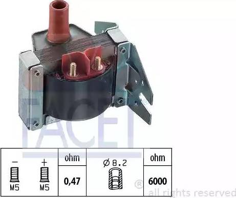 FACET 9.6072 - Bobina d'accensione autozon.pro