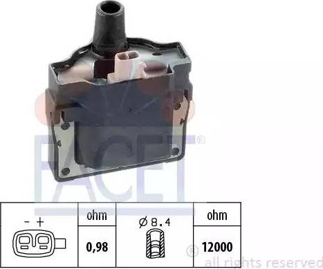 FACET 9.6101 - Bobina d'accensione autozon.pro