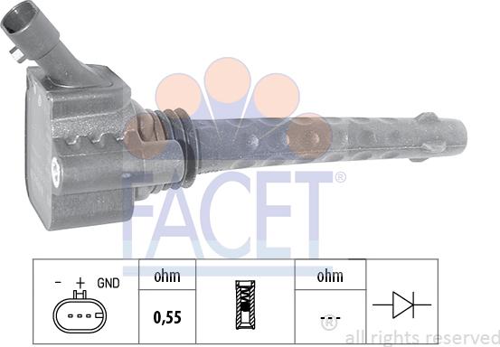 FACET 96.388 - Bobina d'accensione autozon.pro