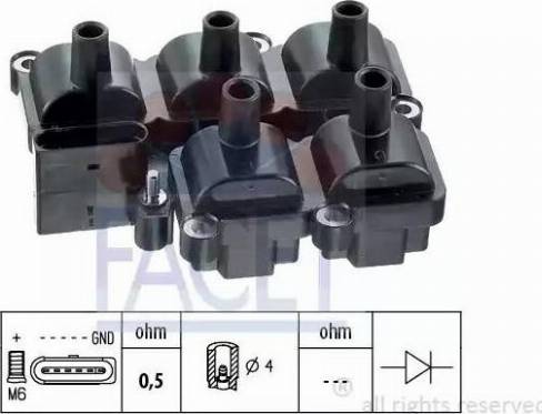 FACET 9.6293 - Bobina d'accensione autozon.pro