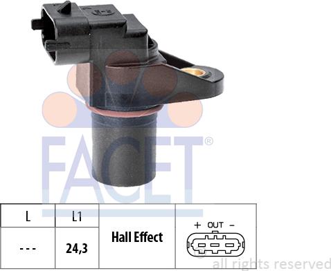 FACET 90.459 - Sensore, Posizione albero a camme autozon.pro