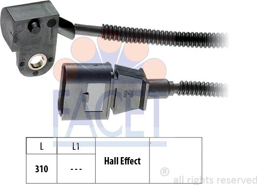 FACET 9.0456 - Sensore, Posizione albero a camme autozon.pro