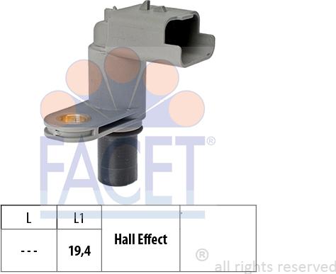 FACET 90.468 - Sensore, Posizione albero a camme autozon.pro