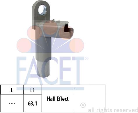 FACET 90.463 - Sensore, Posizione albero a camme autozon.pro