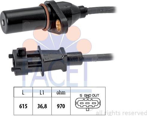 FACET 9.0569 - Generatore di impulsi, Albero a gomiti autozon.pro