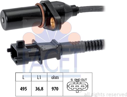 FACET 9.0563 - Generatore di impulsi, Albero a gomiti autozon.pro