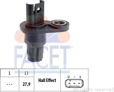 FACET 9.0523 - Sensore, N° giri autozon.pro