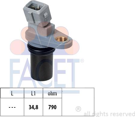 FACET 9.0641 - Sensore, N° giri autozon.pro