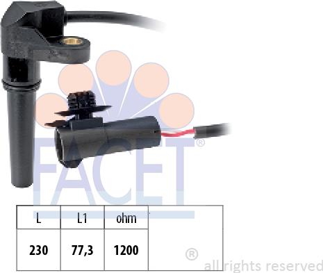 FACET 90.617 - Sensore n° giri, Cambio automatico autozon.pro