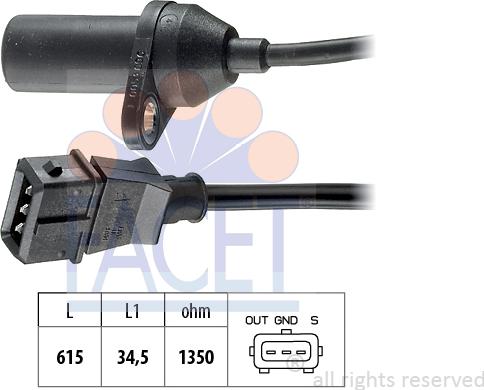 FACET 9.0053 - Generatore di impulsi, Albero a gomiti autozon.pro