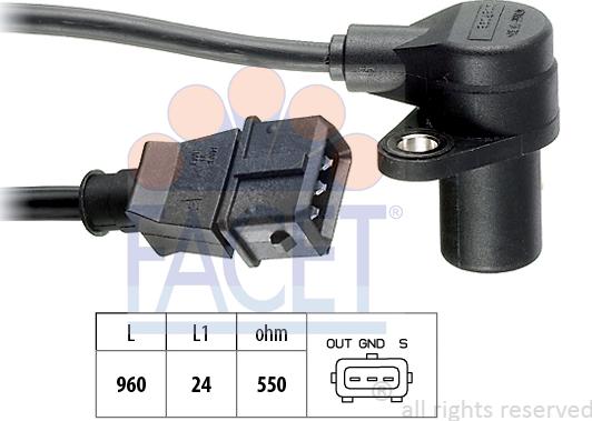 FACET 9.0087 - Generatore di impulsi, Albero a gomiti autozon.pro