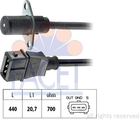 FACET 9.0022 - Generatore di impulsi, Albero a gomiti autozon.pro