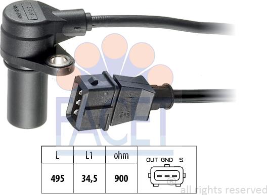 FACET 90.160 - Generatore di impulsi, Albero a gomiti autozon.pro