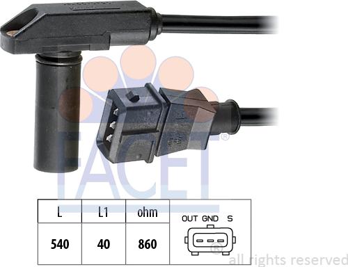 FACET 9.0182 - Generatore di impulsi, Albero a gomiti autozon.pro