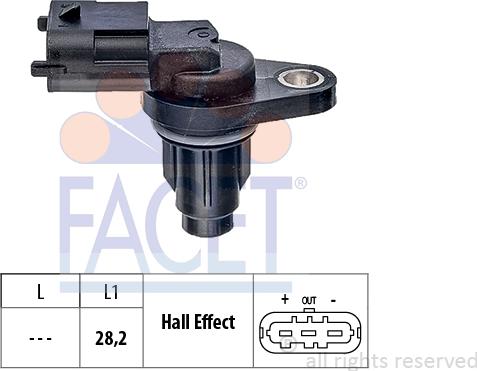 FACET 9.0831 - Sensore, Posizione albero a camme autozon.pro