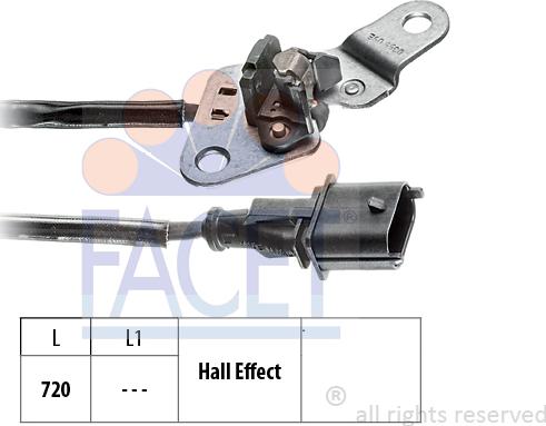 FACET 9.0355 - Sensore, Posizione albero a camme autozon.pro