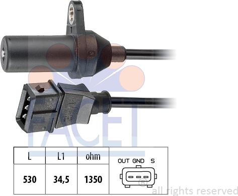 FACET 9.0265 - Generatore di impulsi, Albero a gomiti autozon.pro