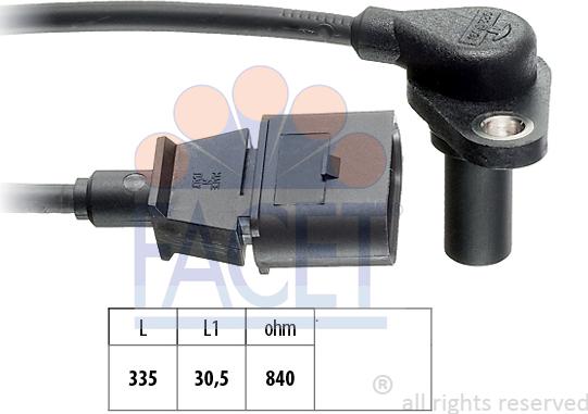 FACET 90.220 - Sensore n° giri, Cambio automatico autozon.pro