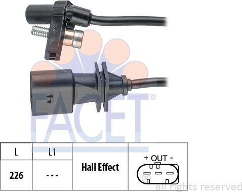 FACET 9.0759 - Generatore di impulsi, Albero a gomiti autozon.pro