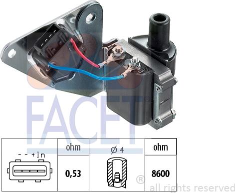 FACET 9.8123 - Bobina d'accensione autozon.pro