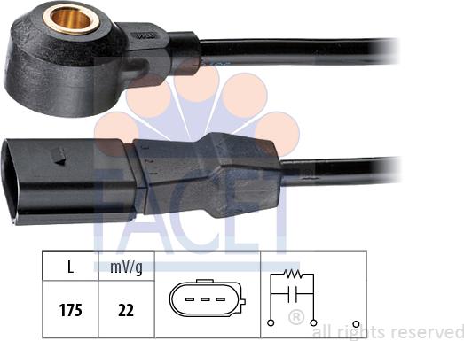 FACET 9.3044 - Sensore di detonazione autozon.pro