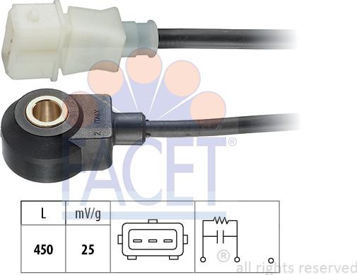 FACET 9.3023 - Sensore di detonazione autozon.pro