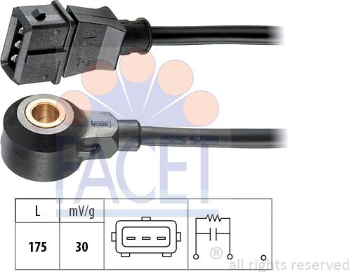 FACET 9.3072 - Sensore di detonazione autozon.pro