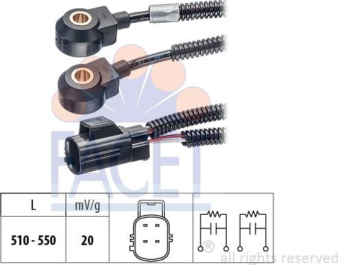 FACET 9.3130 - Sensore di detonazione autozon.pro