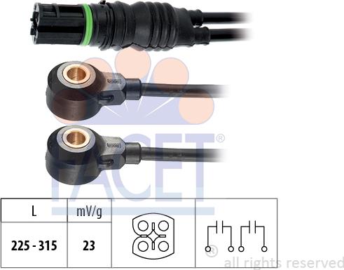 FACET 9.3132 - Sensore di detonazione autozon.pro